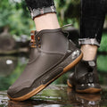 Men Ankle Rubber Boots Woman Rain Shoes Waterproof Fishing Shoes Work Garden Short  Kitchen Shoes Fashion Non-slip Rain Boots