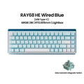 Akko RAY68 HE Mechanical Keyboard 65% Magnetic Switch Rapid Trigger 0.01mm 8K RGB with Lightbox Custom ESports Gaming Keybaord