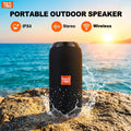 TG117 Bluetooth Portable Wireless Speaker, IPX4 Waterproof, TWS Stereo Sound, Support TF Card & USB Playback, Connect Phone Tablet TV, Outdoor Wireless Audio Speaker, Ideal Birthday, Thanksgiving, Christmas Party Gift