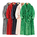 Fashionable double-sided thick plush nightgown women | SAMAG