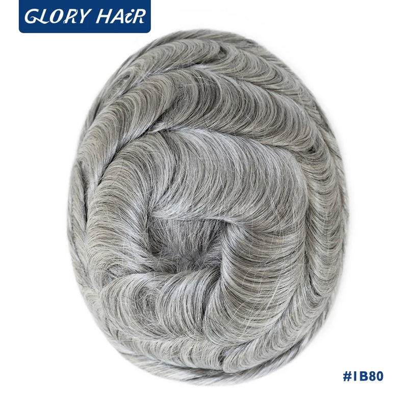 Dura Australia Men Toupee Breathable Lace With PU Male Hair Prosthesis Wig Breathable Men's Capillary Prosthesis System