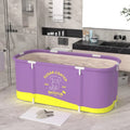 Deep Soaking Spa Barrel Home Use Lightweight Easy Drain Large Foldable Bath Tub Portable Collapsible Adult Foldable Bathtub
