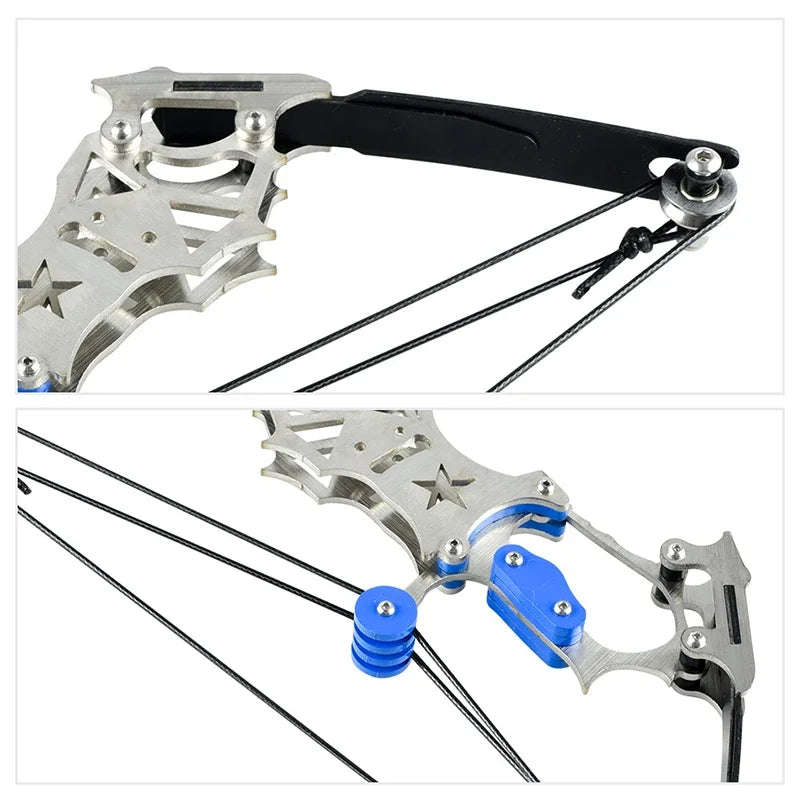 2 Size Mini 304 Stainless Steel Compound Bow Small Pulley | SAMAG