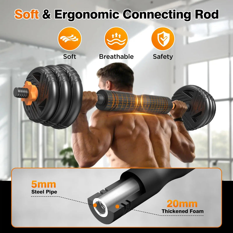 Adjustable Dumbbell Set with Connector for Home Gym | SAMAG
