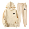 Popular autumn and winter hooded sweatshirt+jogging pants set suitable for both men and women in sports and - View 22 | SAMAG