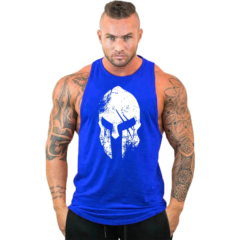 Workout Bodybuilding Sports Brand Gym Mens Back Tank Top Muscle Fashion Sleeveless Shirt Stringer Clothing Singlets Fitness Vest