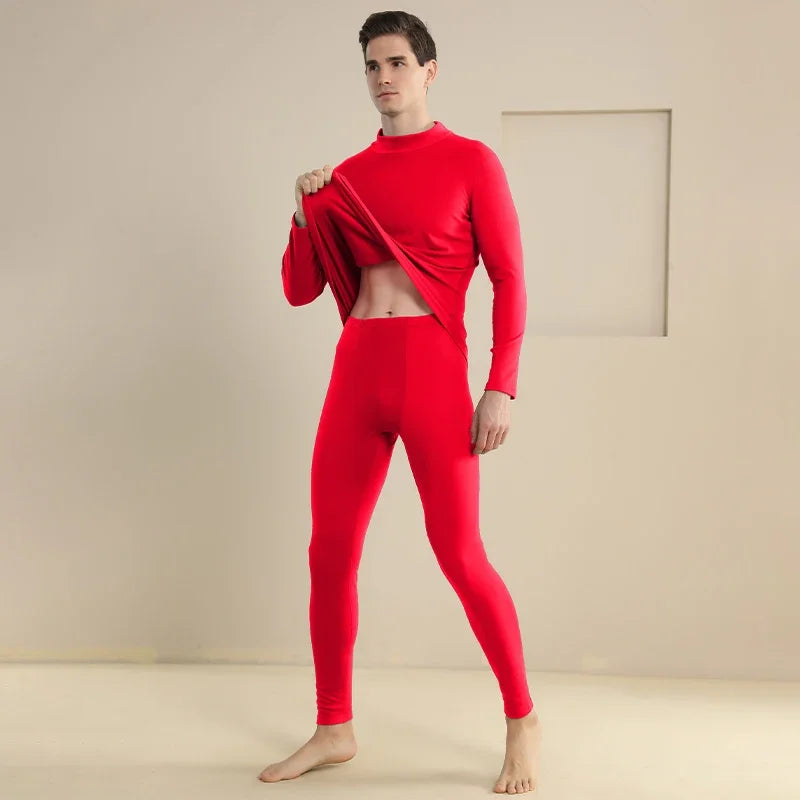 2025 new men's thick velvet inner layer, double warmth, soft and breathable, home wear