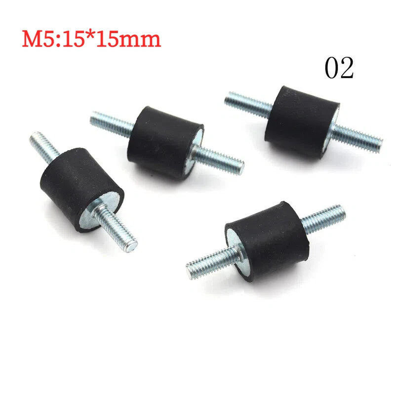 4pcs/lot Anti Vibration Silentblock Boat Car Bobbin  Rubber Mounts Male Tools M4 M5 M6 M8 Rubber Mounts Shock Damper