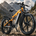 Y80 Dual Motor Electric Mountain Bike 2000W 48V 20Ah Battery E-bike 26 Inch Fat Tire E-Bike with Front and Rear Disc Brakes