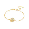 Original 925 Sterling Silver Zirconia Tennis Chain Bracelet for Women Adjustable Gold Color Hot Sale Ideal Birthday Party Gifts