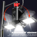 Rechargeable Keychain Flashlight Portable Mini COB Work Lights With 90° Foldable Side Lights Super Bright Flashlight for Camping