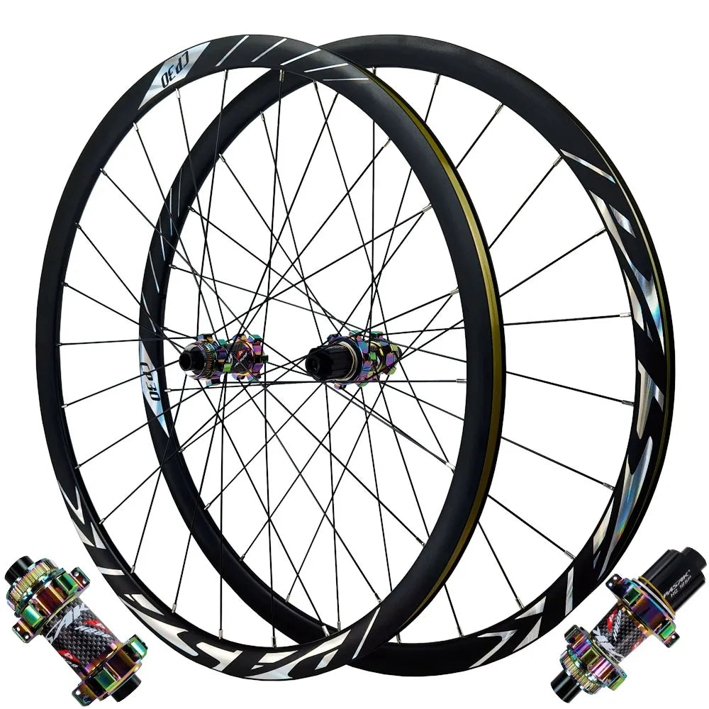 Road Bike 700C Wheelset 24h Center Lock Disc Brake HG MS XDR Hub Driver 12Speed QR 9x100 10x135 THRU 152x100 12x142mm XC Cycle