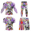Cody Lundin Durability MMA BJJ Rash Guard Tight Exercise Jogging T - Shirts+Pants 3D Print Compression - View 18 | SAMAG