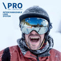 Ski Goggles Anti-fog Double Layers UV400 Big Glasses | SAMAG