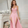 Women Sexy Split Mesh Lace Floral Sheer Babydoll Lingerie Nightgown Dress Sensual Pure Desire Seductive Hot Side-Slit Nightwear