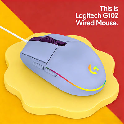 Logitech G102 - 85g of Comfortable Gaming Power | SAMAG