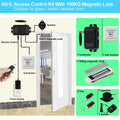 Smart Wireless Access Control System Kits Keyless 433Mhz Remote Control Unlock Kit Gate Opener Electronic Lock System Door Entry
