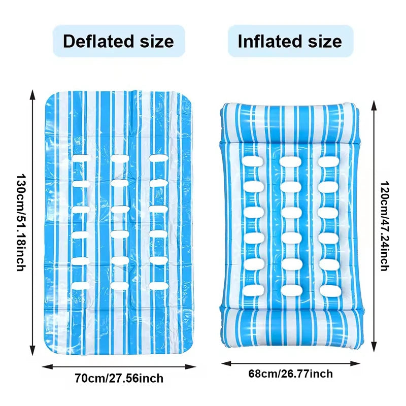 Summer Foldable Water Hammock Inflatable Sea Mattress PVC | SAMAG
