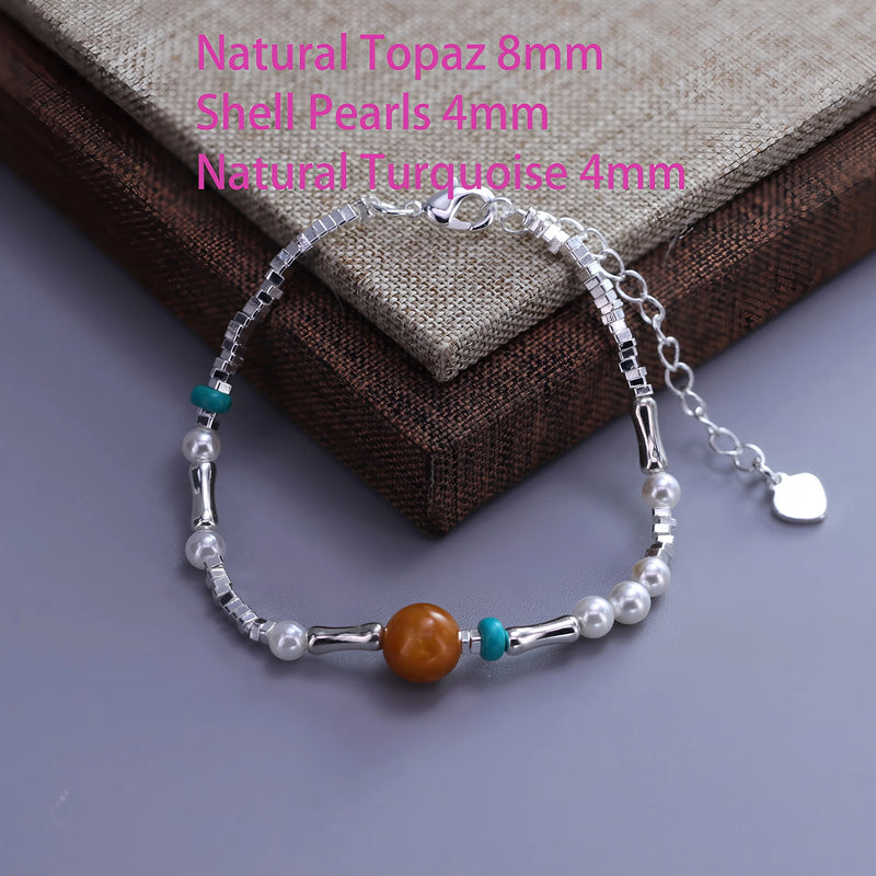 VENTFILLE 925 Sterling Silver Zircon Love Heart Bracelet | SAMAG