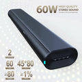 TV Soundbar,home Theater with Bass,3D Surround Sound System Bluetooth Speaker,with Remote Control,support AUX/optical /USB Drive