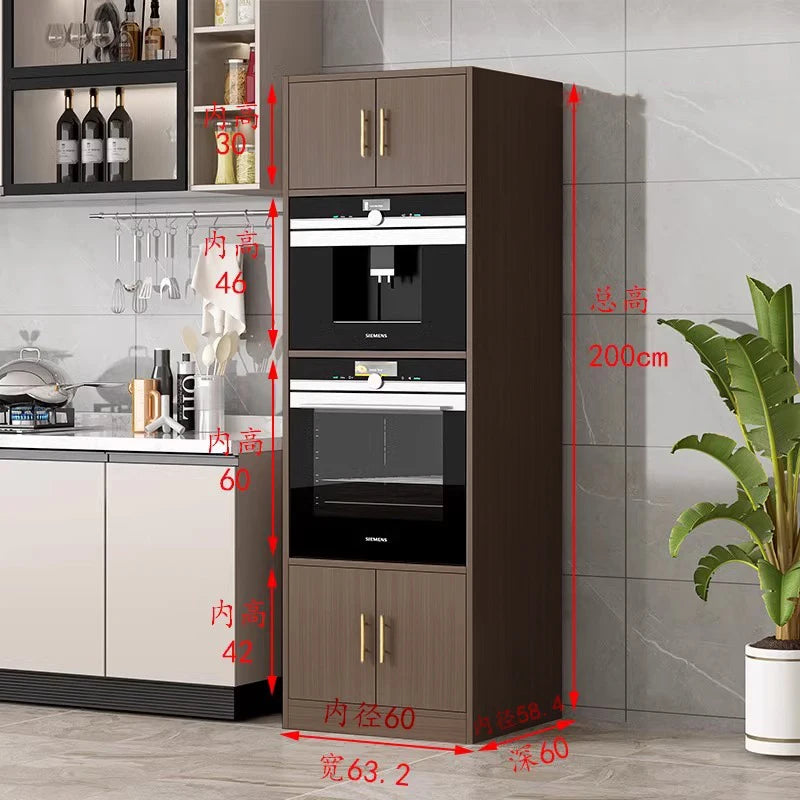 XWJ Kitchen Built-in Dishwasher Cabinet Steam Oven Cabinet Microwave Cabinet Disinfection