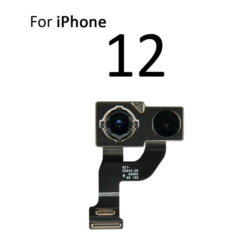 Original Back Camera Flex Cable for iPhone 11 12 13 14 plus Pro max mini Flash big rear camera Module Replacement Parts tools