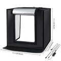 PULUZ 60cm Photo Studio Box Portable Light Soft Box LED 5500K White Light Dimmable 36W Photography Tent Kit with 6 Backdrops