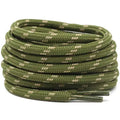 2 Pairs 4.5mm Diameter Round German Training Hiking Shoe Laces for Men and Women Heavy Duty Work Boots Shoelaces