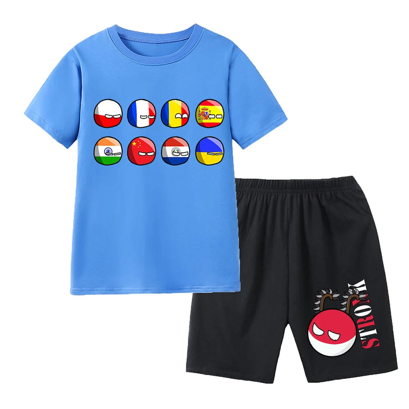Countryball Polandballs Clothes for Summer Toddler Girls | SAMAG