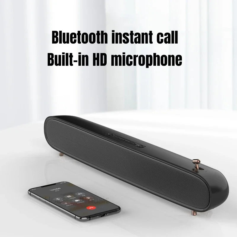 Desktop Hidden Computer Speaker Home Theater Sound Blaster BT Speaker Echo Wall TV Soundbar Large Volume Card Wireless Subwoofer