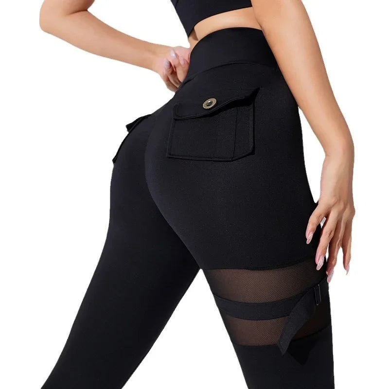 Cloud Hide COOL Girl Yoga Pants XS Gym Fitness Leggings for Women High Waist Sports Trousers Tights Workout Bike Sports Clothing