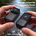 ANSVICAM 4K Mini HD Wifi Action Camera 6-axis Stabilization Motorbike POV Camera Sports Magnetic Wearable Waterproof Thumb Cam