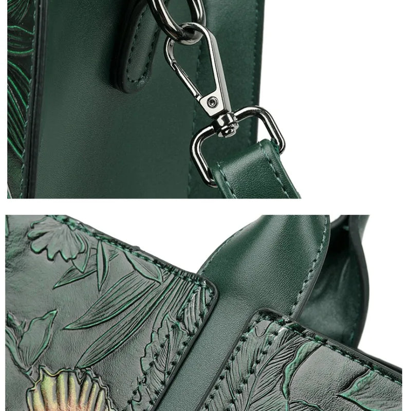 High Quality Handbag Women Designer Shoulder Bag Large Capacity Office Pocket Embossed Diagonal Cross Bag Official Document Bag