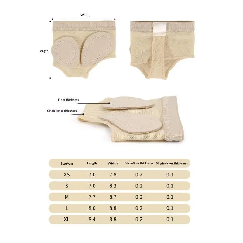 Forefoot Pad Ballet 1Pair Half Shoes Pads XSXL Toe Protection Flexible Comfort for Yoga Pilates Dancing Class