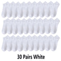 10/20/30 Pairs Unisex Comfort-Fit Ankle Socks Men Women | SAMAG