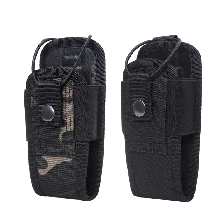 Tactical Walkie Talkie Carry Bag Molle Radio Pouch Holder Pocket Portable Outdoor Hunting Sports Waist Bag Interphone Holster