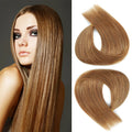 100Pcs & 50Pcs Straight Nano Ring Hair Extensions 32 Colors European Micro Beads Ring Human Hair Extensions 0.5g/0.8g/1g/Strand
