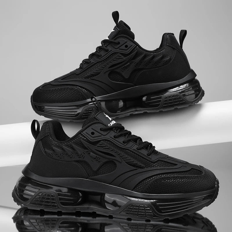Men's Shoes 2025 Spring and Summer New Youth Sports and Leisure Shoes Men's Running Air Cushion Shock-Absorbing Trendy Shoes
