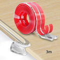 Transparent Silicone Self-Adhesive Edge Protection Strips Baby Safety Furniture Guard Soft Corner Protectors for Home Safety
