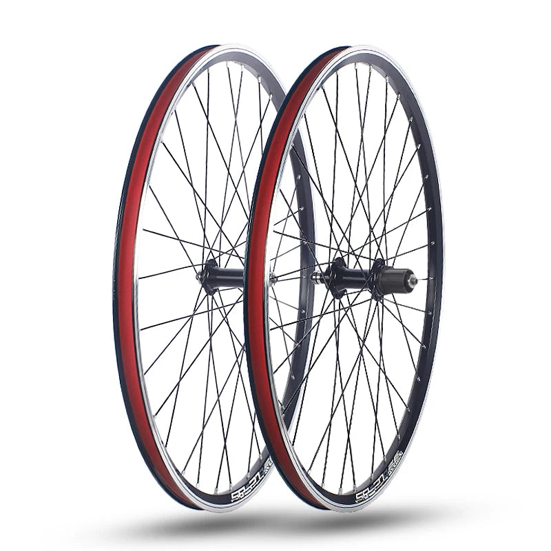 700C Road Bike Wheelset Parts V Brake 32H  100X135mm Double Layer Aluminum Alloy 2Bearing Hub Bicycle Wheel ROCKBAO