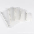 A6 Frosted Loose-Leaf Binder Folder Premium PP File Folder Semi Transparent Elastic Band Office Supplies for School Business