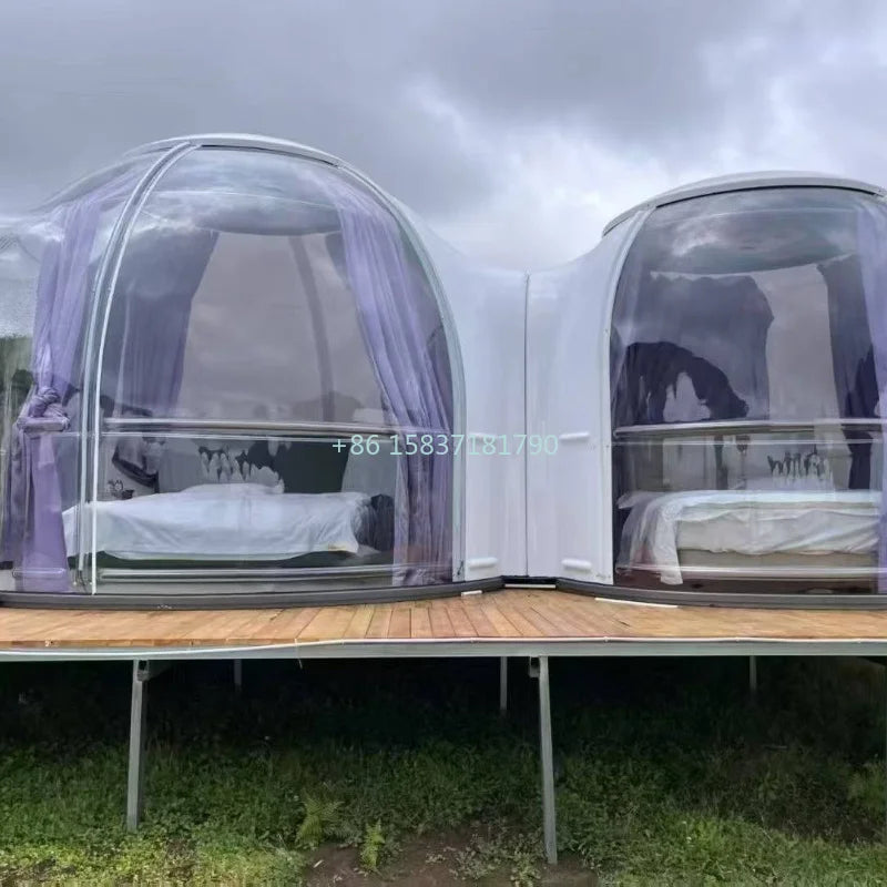 Waterproof Starry Sky Room China Oval Impact Resistance PC Star Bubble Transparent House Starry Sky Room for Hotel and Party