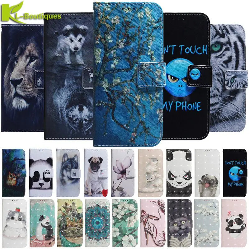 For Xiaomi Redmi A5 Case 173mm Animal Leather Wallet Phone Case on for Xiomi Redmi A5 Flip Stand Cover RedmiA5 A 5 Coque Fundas