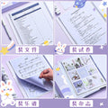 New A4 30/60 Pages Plastic Budget Binder File Folder Documents Booklet Leaflet Student Office Desk Supplies Organizer