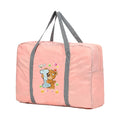 Travel Carry Bags Foldable Travel Bags Handbags Large Capacity Clothing Organizer Luggage Sorting Women Bear Pattern Duffle Bag