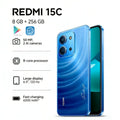 2026 new REDMI 15C Global Edition Redmi 15C 5G 8+256GB Smartphone: Ultra-slim 6000mAh smartphone with long battery life