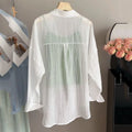 Summer Sunscreen Shirt Women Elegant Perspective Thin - View 6 | SAMAG