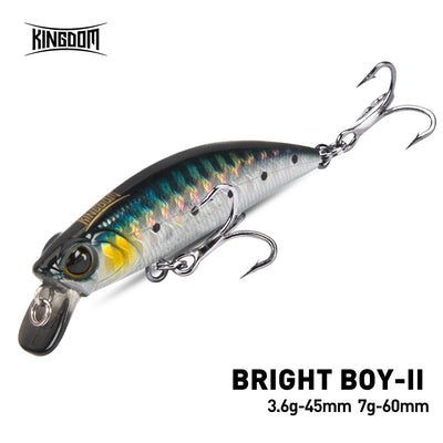 Kingdom Sinking Minnow Fishing Lure 45mm 60mm Far Casting | SAMAG