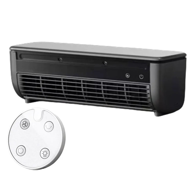 Wall Mount Air Cooling Fan Silent Rechargeable Portable Air Conditioner Fan 3 Speeds Cooling Electric Fan Home Kitchen Bathroom