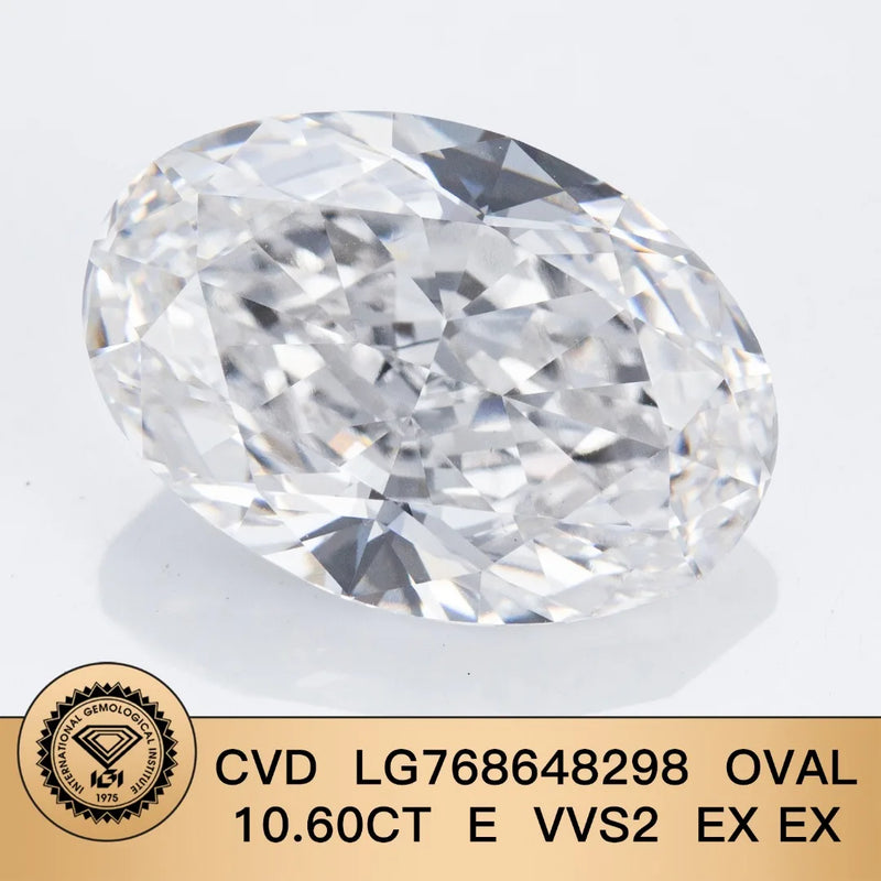 Limited-time 50% off on Large With IGI Certificate 7ct 8ct 9ct 10ct 20ct 30ct Big Lab Grown Diamonds CVD Laboratory Diamond